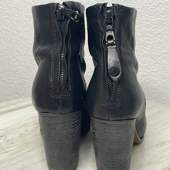 rag & bone boots ankle booties sz 9 EU 39.5 Black Heeled Newbury style - Picture 3 of 9